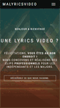 Mobile Screenshot of malyricsvideo.com